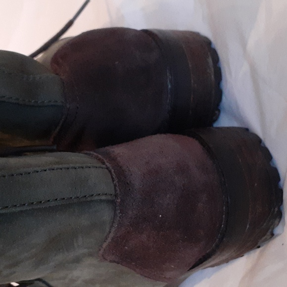 UGG Kilmer II Slate Suede Shearling Chunky Moto Combat Boots Woman's Siz… - Picture 5 of 12